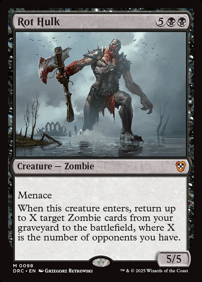 Rot Hulk DRC-98 Aetherdrift Commander Magic card