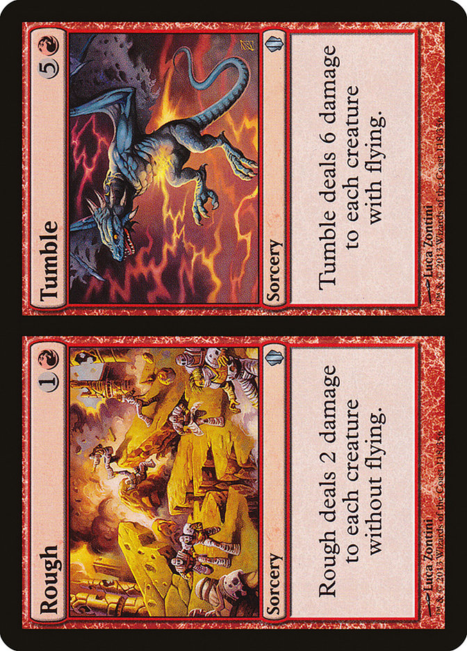 Rough // Tumble C13-118 Commander 2013 Magic card