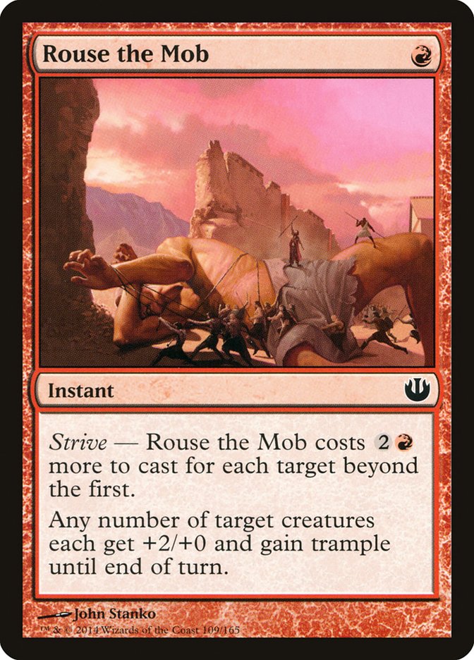 Rouse the Mob JOU-109 Journey into Nyx Magic card