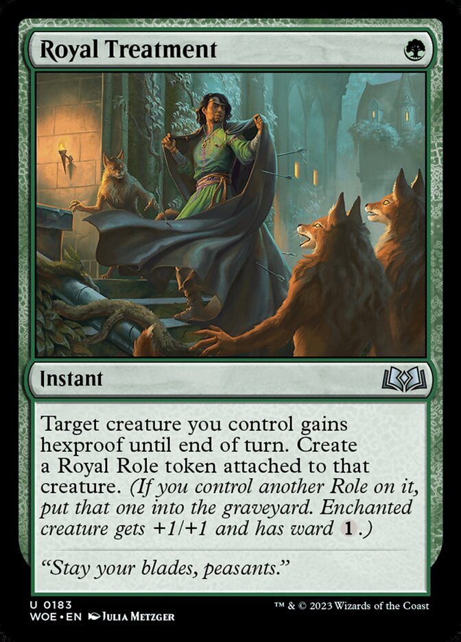 Royal Treatment WOE-183 Wilds of Eldraine Magic card