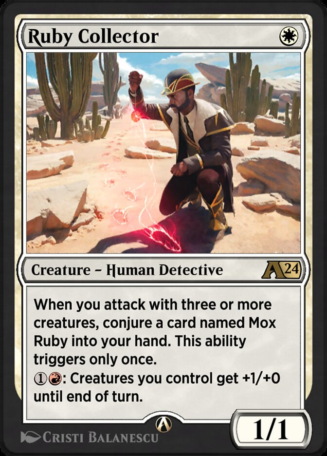 Ruby Collector YOTJ-3 Alchemy: Outlaws of Thunder Junction Magic card