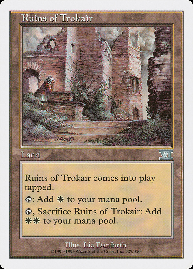 Ruins of Trokair 6ED-327 Classic Sixth Edition Magic card