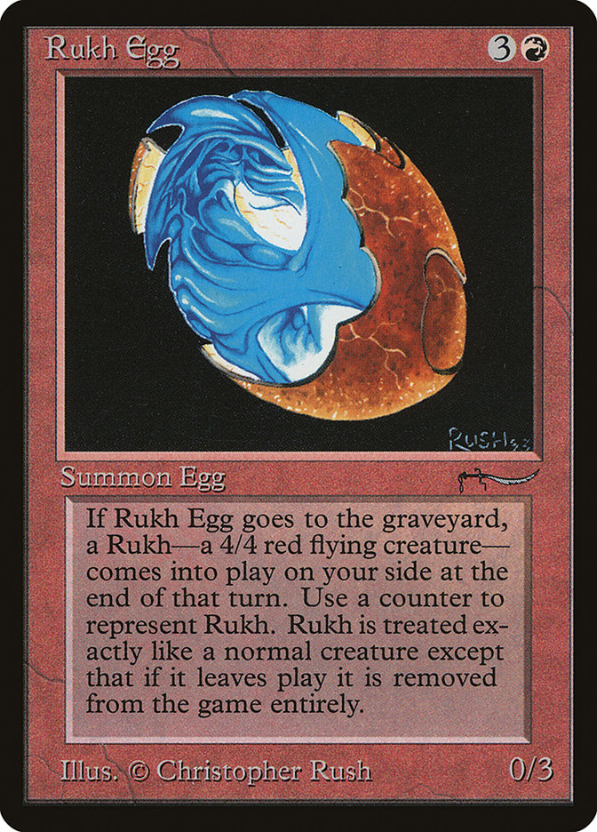 Rukh Egg ARN-43CROSS Arabian Nights Magic card