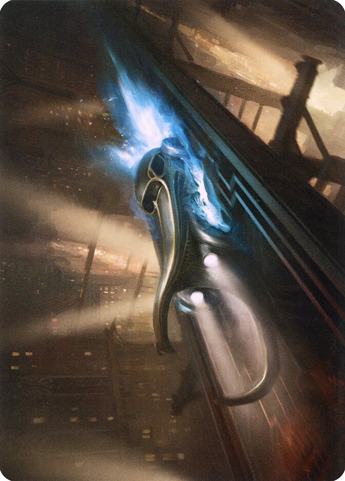 Run Out of Town // Run Out of Town ASNC-13 New Capenna Art Series Magic card