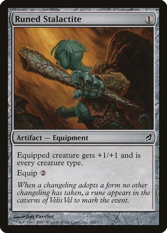 Runed Stalactite LRW-260 Lorwyn Magic card