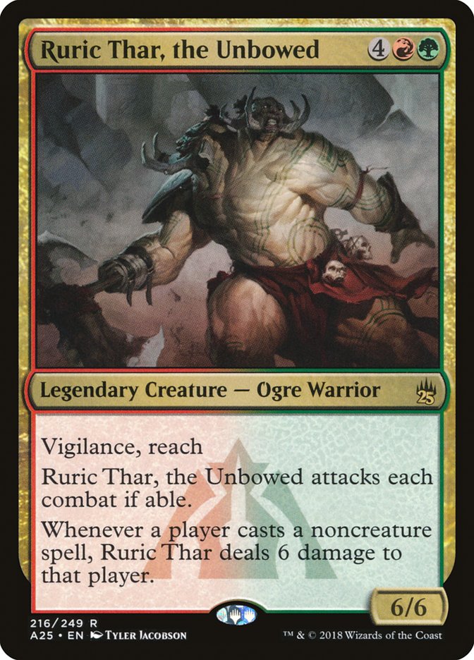 Ruric Thar, the Unbowed A25-216 Masters 25 Magic card