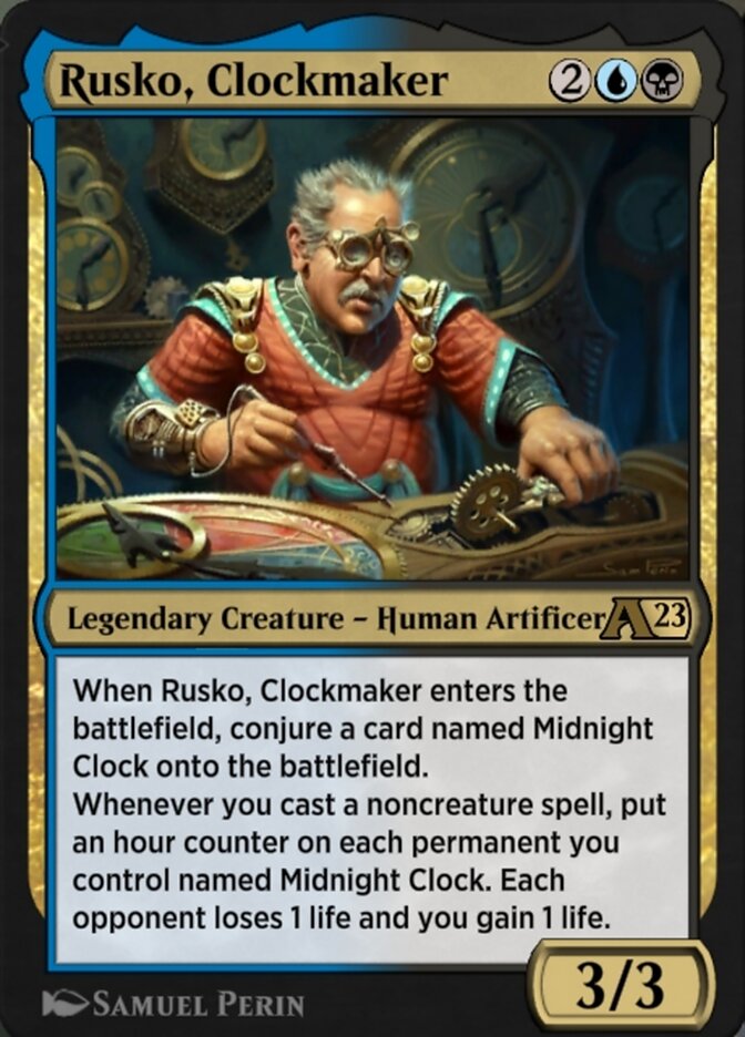 Rusko, Clockmaker YBRO-24 Alchemy: The Brothers' War Magic card
