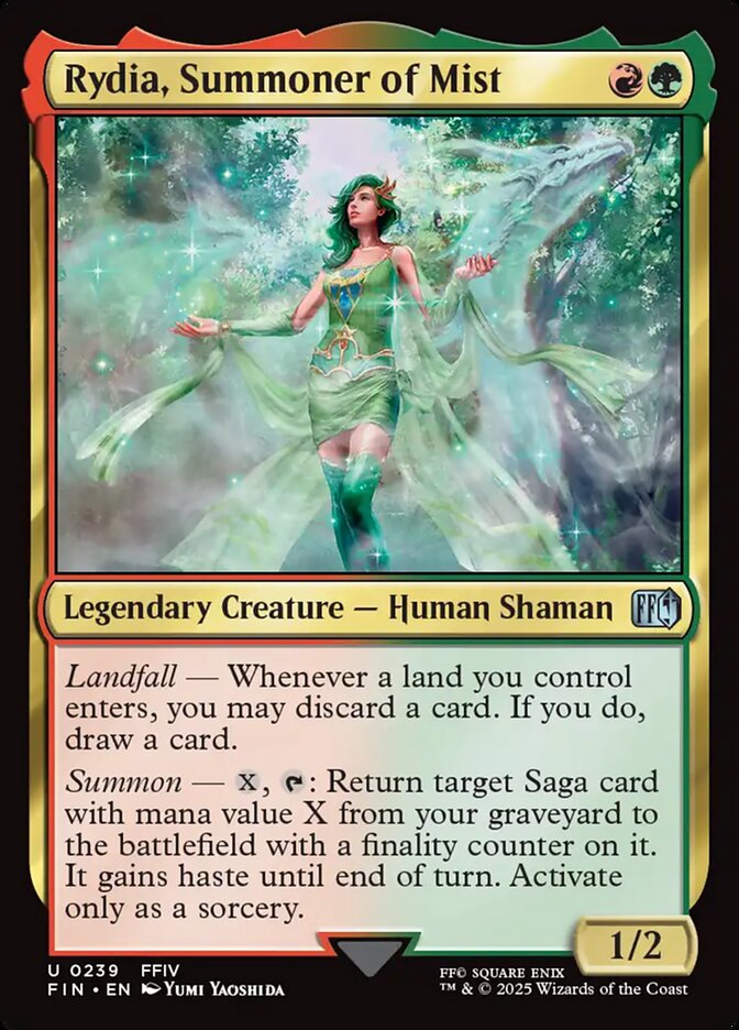 Rydia, Summoner of Mist FIN-239 Final Fantasy Magic card