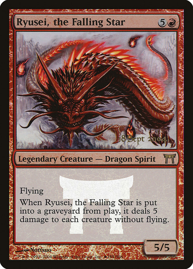 Ryusei, the Falling Star PCHK-185STAR Champions of Kamigawa Promos Magic card