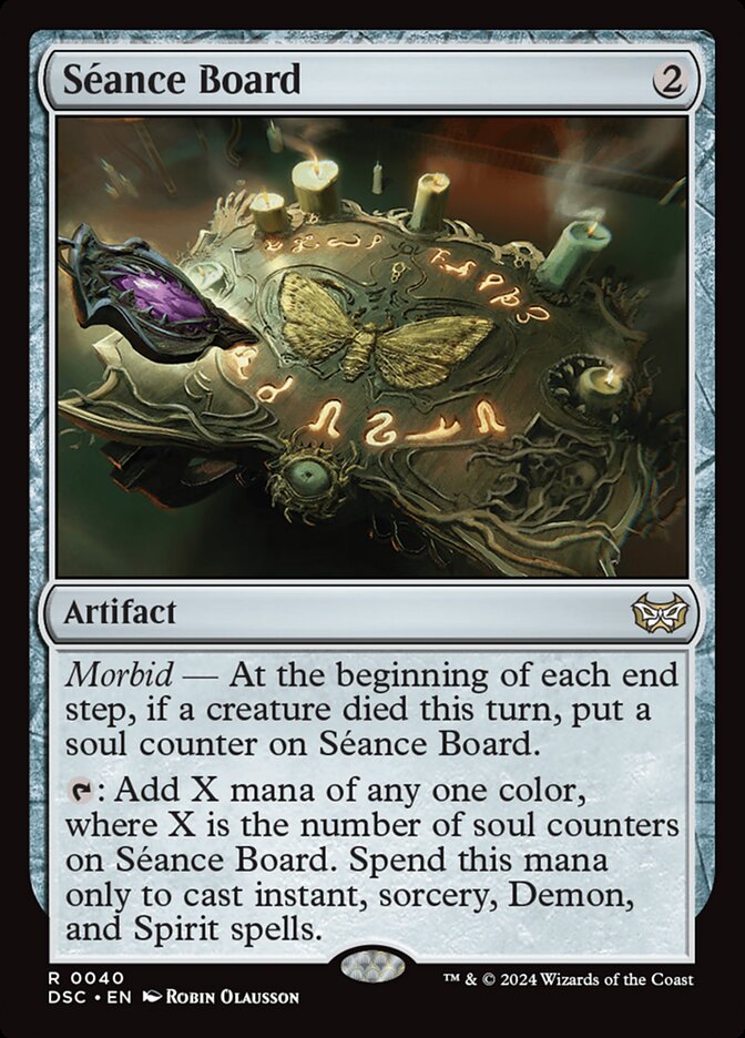 Séance Board DSC-40 Duskmourn: House of Horror Commander Magic card