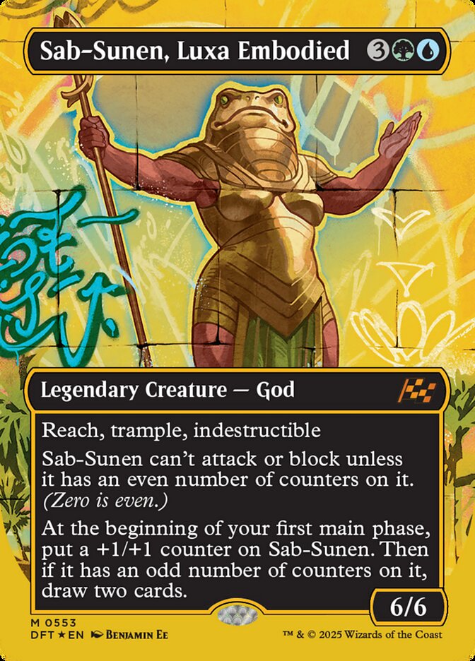 Sab-Sunen, Luxa Embodied DFT-553 Aetherdrift Magic card