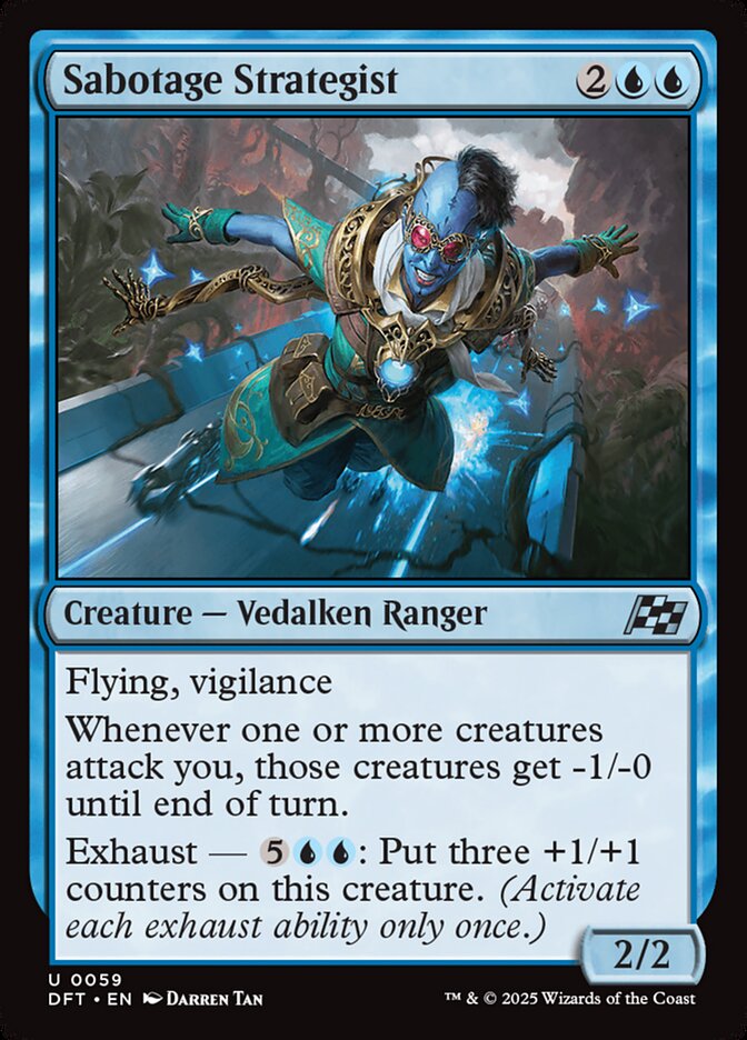 Sabotage Strategist DFT-59 Aetherdrift Magic card