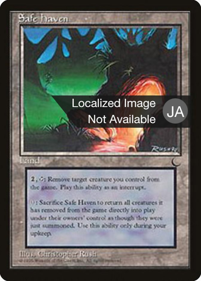 Safe Haven BCHR-113 Chronicles Foreign Black Border Magic card