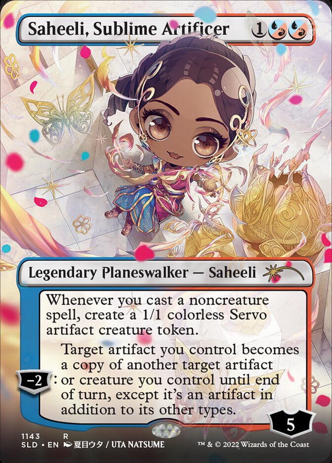 Saheeli, Sublime Artificer SLD-1143 Secret Lair Drop Magic card