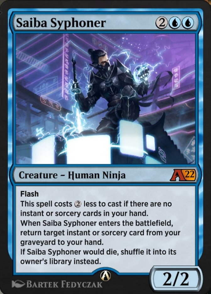 Saiba Syphoner YNEO-11 Alchemy: Kamigawa Magic card