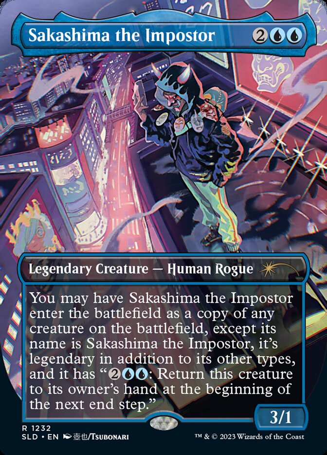 Sakashima the Impostor SLD-1232 Secret Lair Drop Magic card