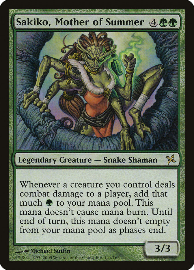 Sakiko, Mother of Summer BOK-141 Betrayers of Kamigawa Magic card