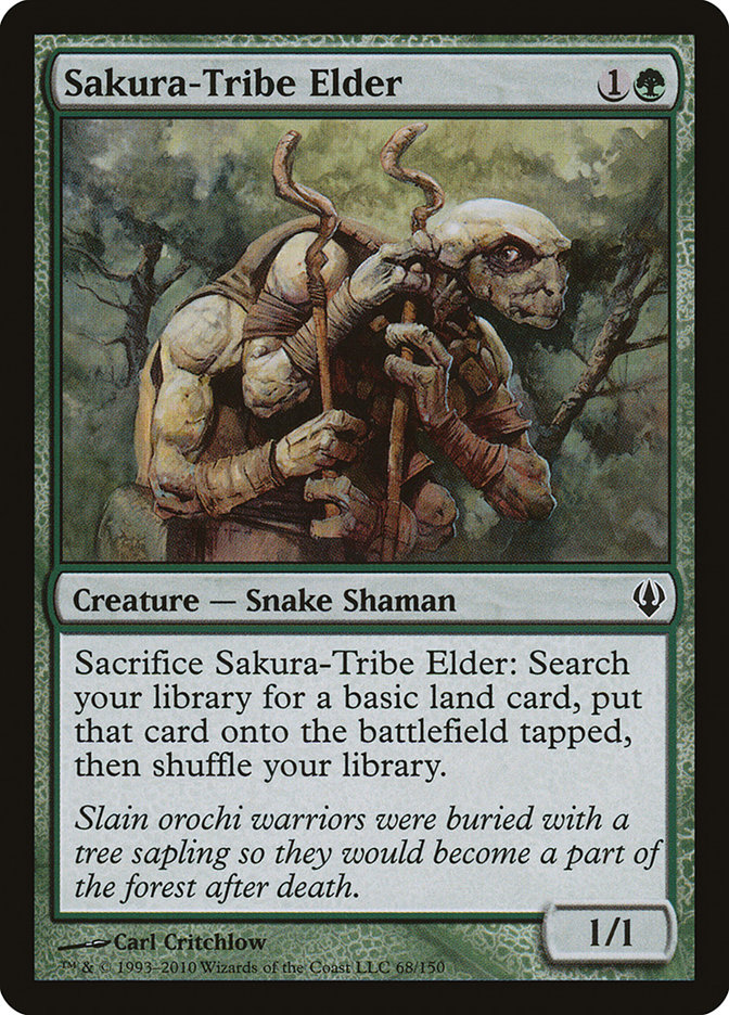 Sakura-Tribe Elder ARC-68 Archenemy Magic card