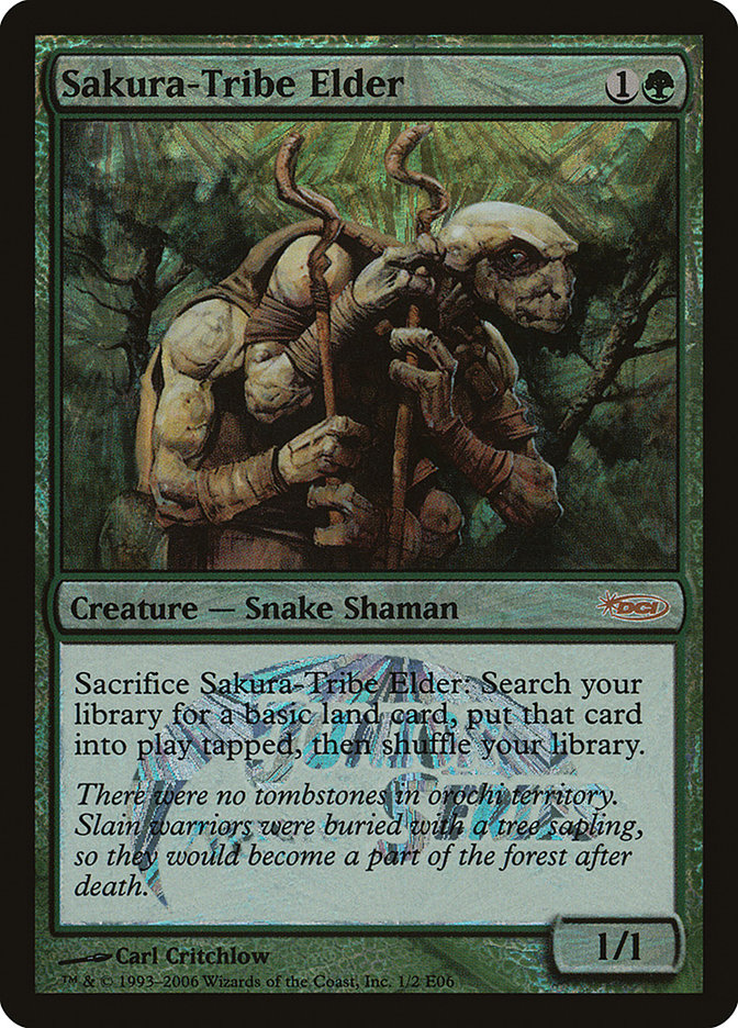 Sakura-Tribe Elder PJSE-1000000 Junior Series Europe Magic card