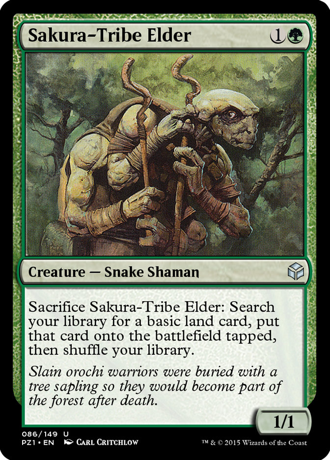 Sakura-Tribe Elder PZ1-86 Legendary Cube Prize Pack Magic card
