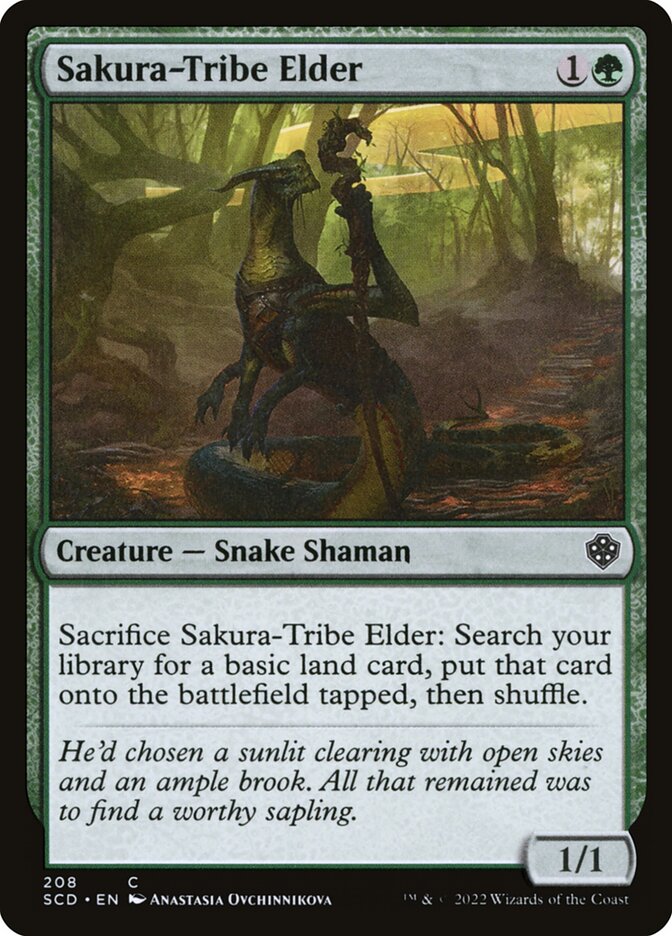 Sakura-Tribe Elder SCD-208 Starter Commander Decks Magic card