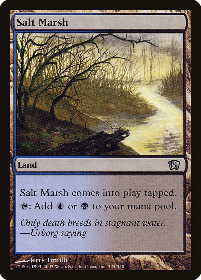 Salt Marsh 8ED-325STAR Eighth Edition Magic card