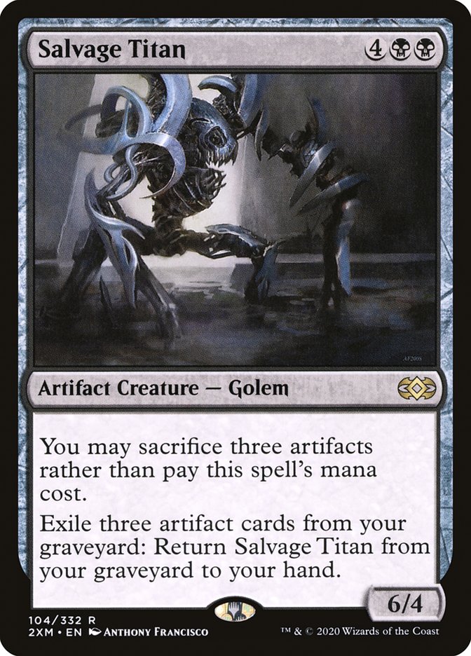 Salvage Titan 2XM-104 Double Masters Magic card