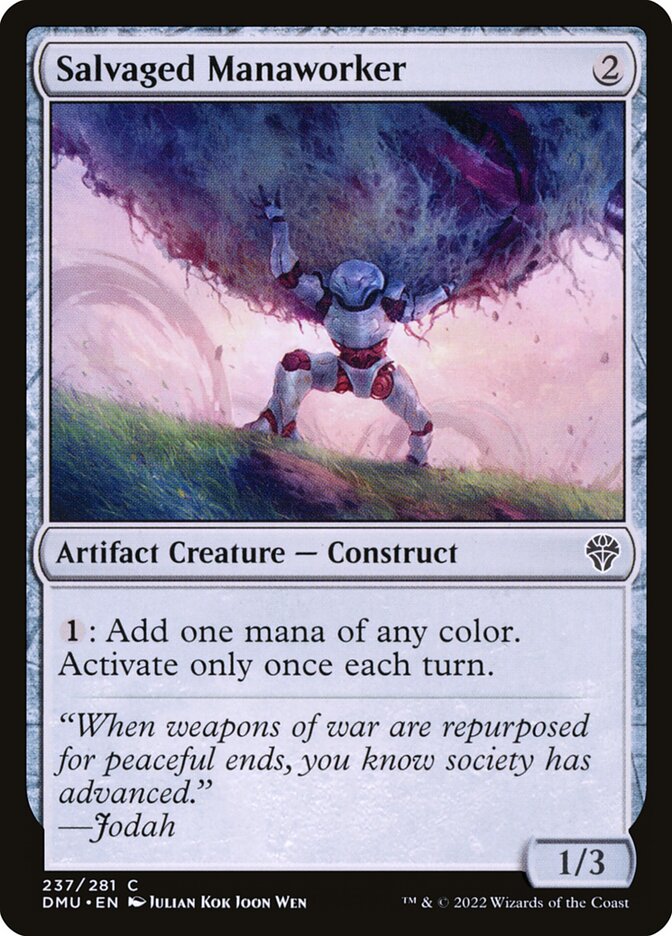 Salvaged Manaworker DMU-237 Dominaria United Magic card