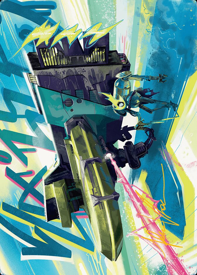 Salvation Engine // Salvation Engine ADFT-36 Aetherdrift Art Series Magic card