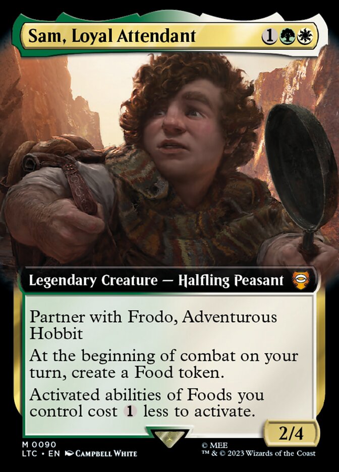 Sam, Loyal Attendant LTC-90 Tales of Middle-earth Commander Magic card