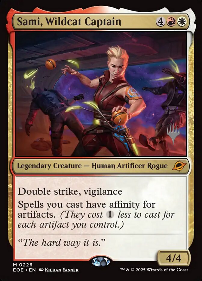 Sami, Wildcat Captain PEOE-226P Edge of Eternities Promos Magic card