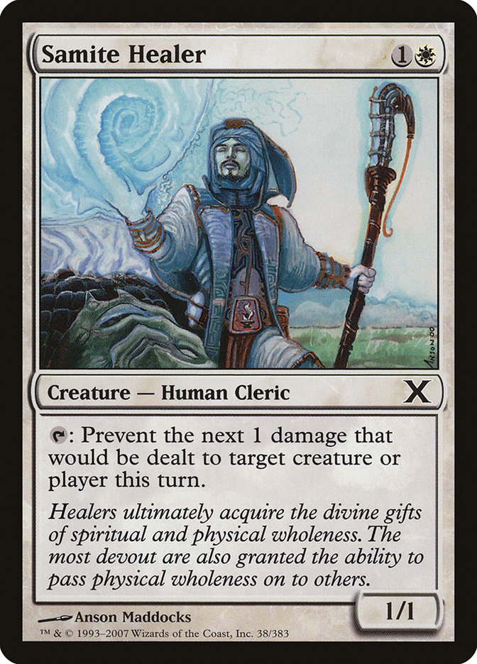 Samite Healer 10E-38 Tenth Edition Magic card