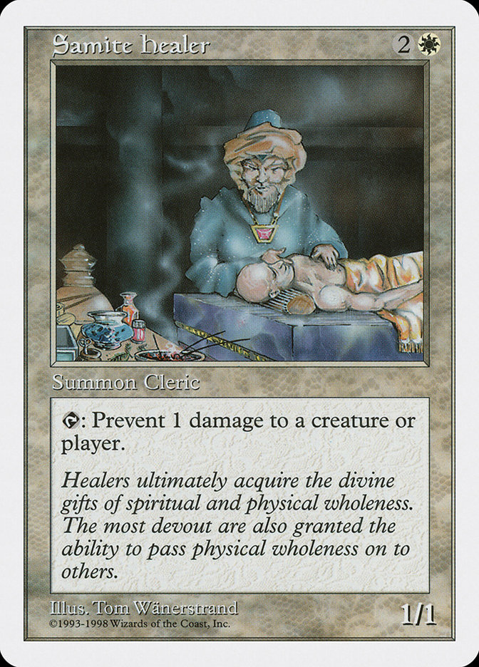 Samite Healer ATH-14 Anthologies Magic card