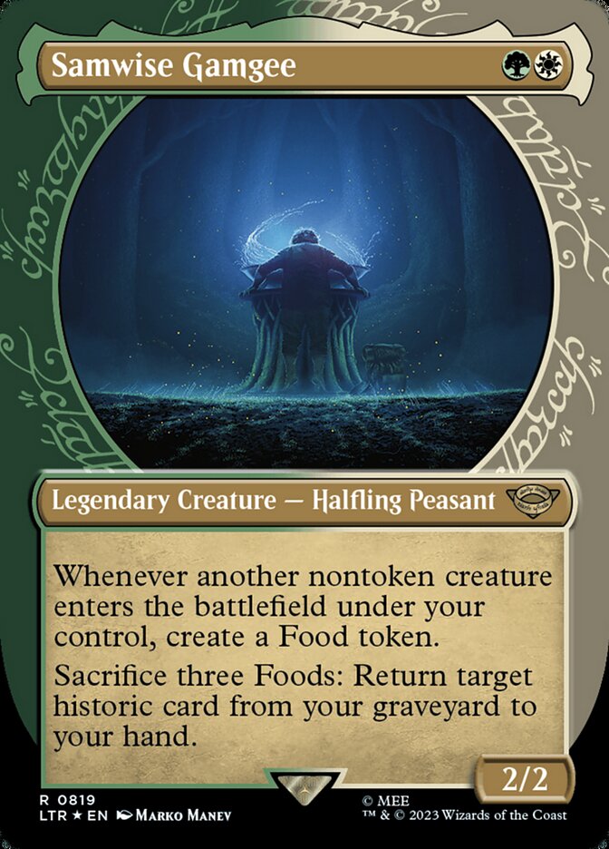 Samwise Gamgee LTR-819 The Lord of the Rings: Tales of Middle-earth Magic card