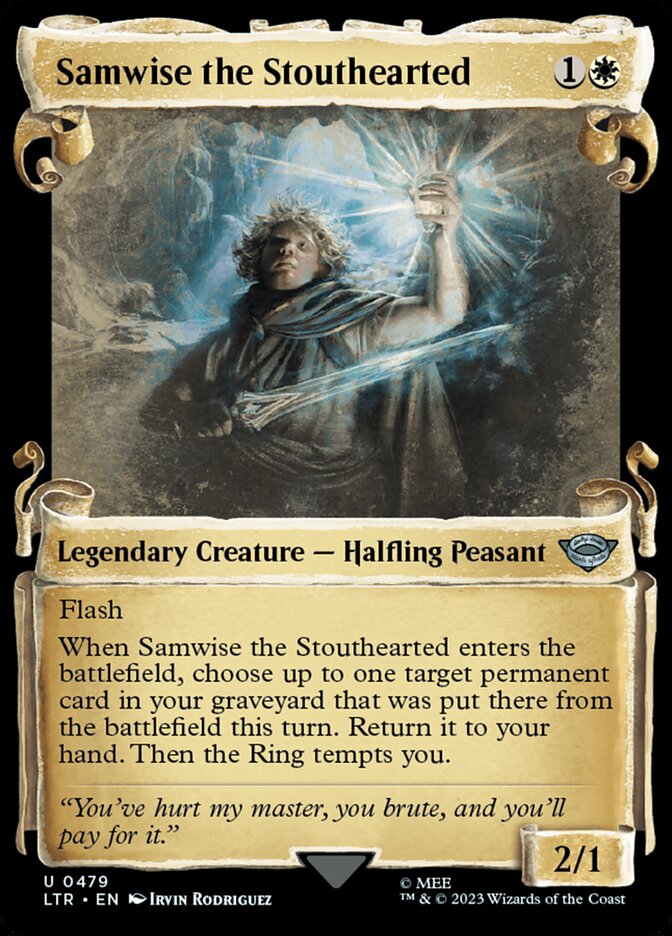 Samwise the Stouthearted LTR-479 The Lord of the Rings: Tales of Middle-earth Magic card