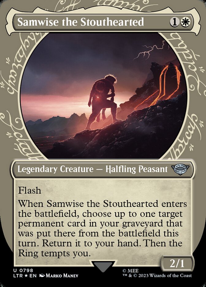 Samwise the Stouthearted LTR-798 The Lord of the Rings: Tales of Middle-earth Magic card
