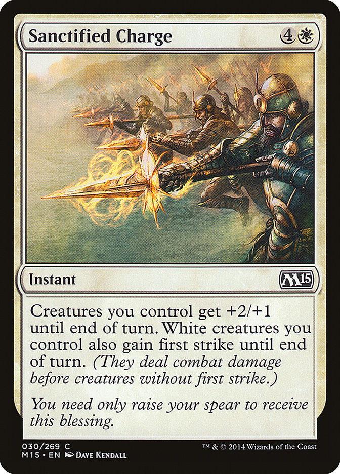Sanctified Charge M15-30 Magic 2015 Magic card