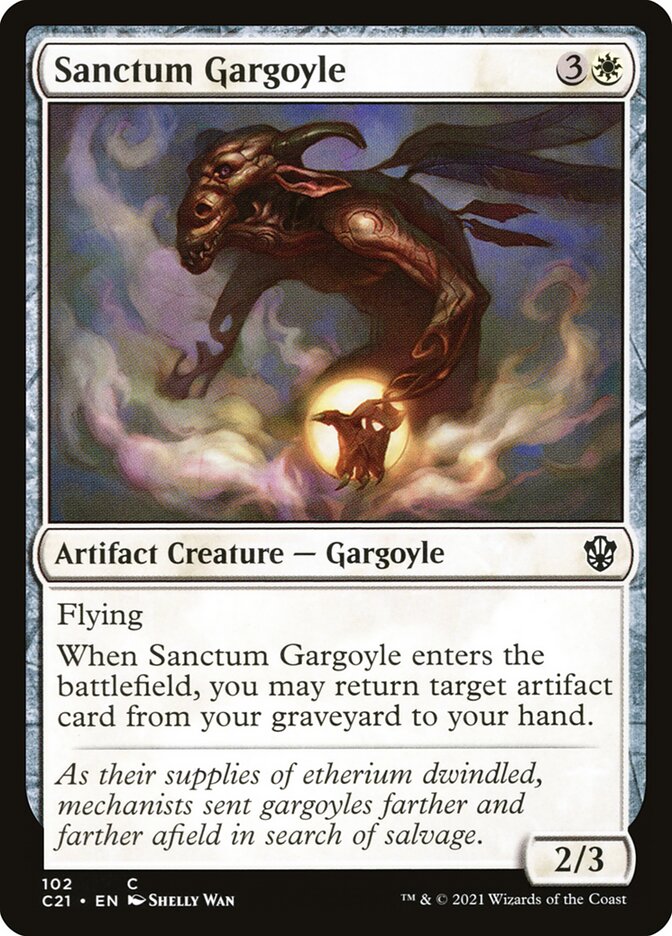 Sanctum Gargoyle C21-102 Commander 2021 Magic card