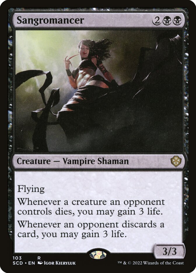 Sangromancer SCD-103 Starter Commander Decks Magic card