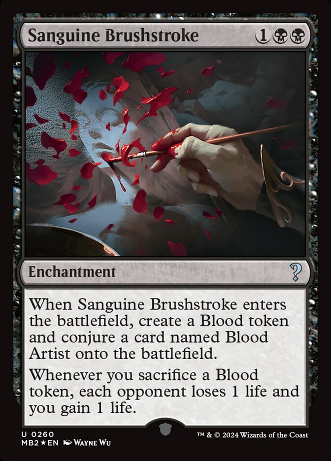 Sanguine Brushstroke MB2-260 Mystery Booster 2 Magic card