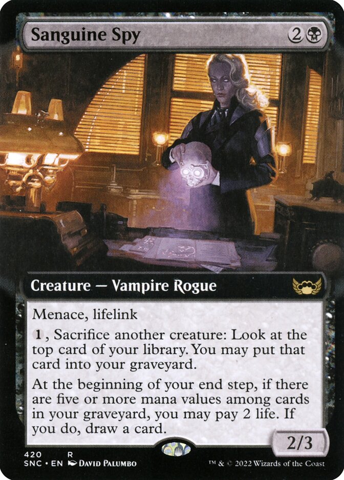 Sanguine Spy SNC-420 Streets of New Capenna Magic card