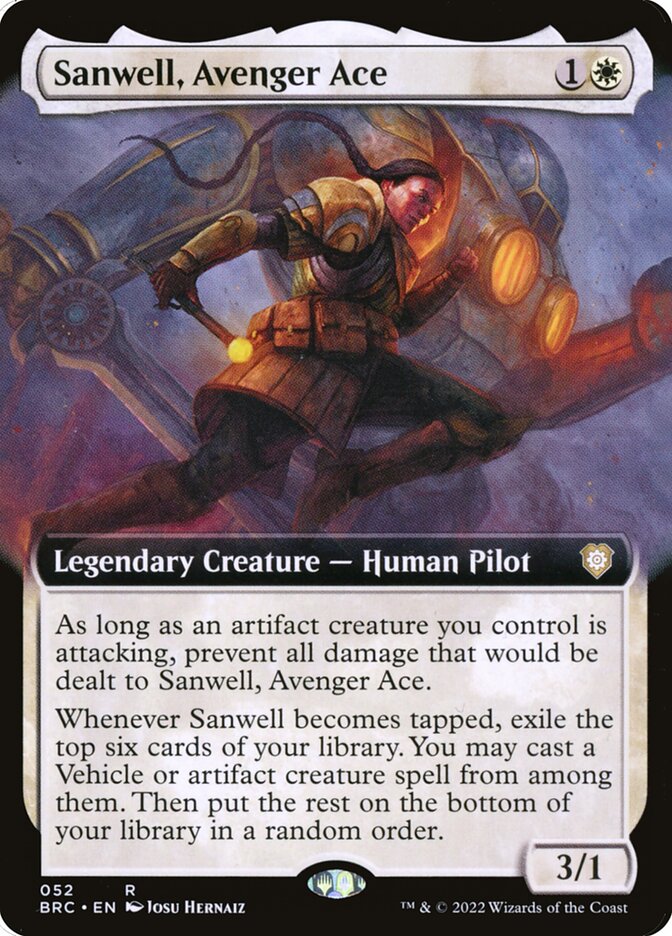 Sanwell, Avenger Ace BRC-52 The Brothers' War Commander Magic card
