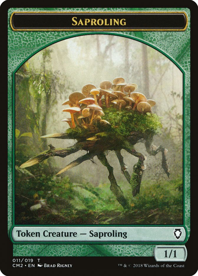 Saproling TCM2-11 Commander Anthology Volume II Tokens Magic card