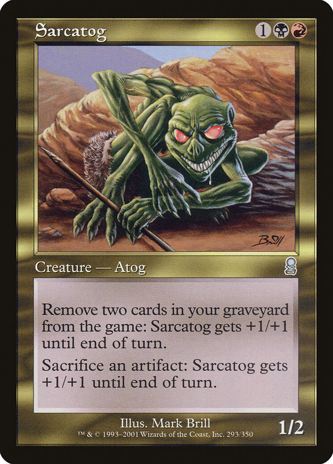 Sarcatog ODY-293 Odyssey Magic card