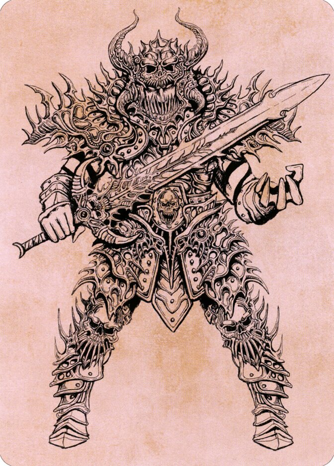 Sarevok, Deathbringer // Sarevok, Deathbringer ACLB-50 Battle for Baldur's Gate Art Series Magic card