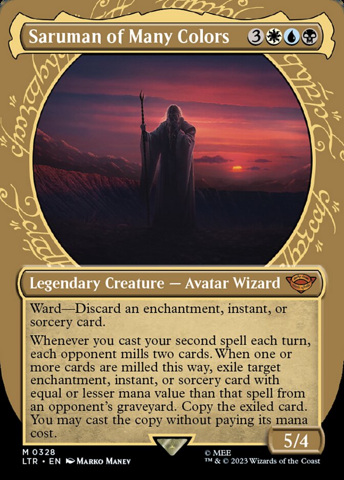 Saruman of Many Colors LTR-328 The Lord of the Rings: Tales of Middle-earth Magic card