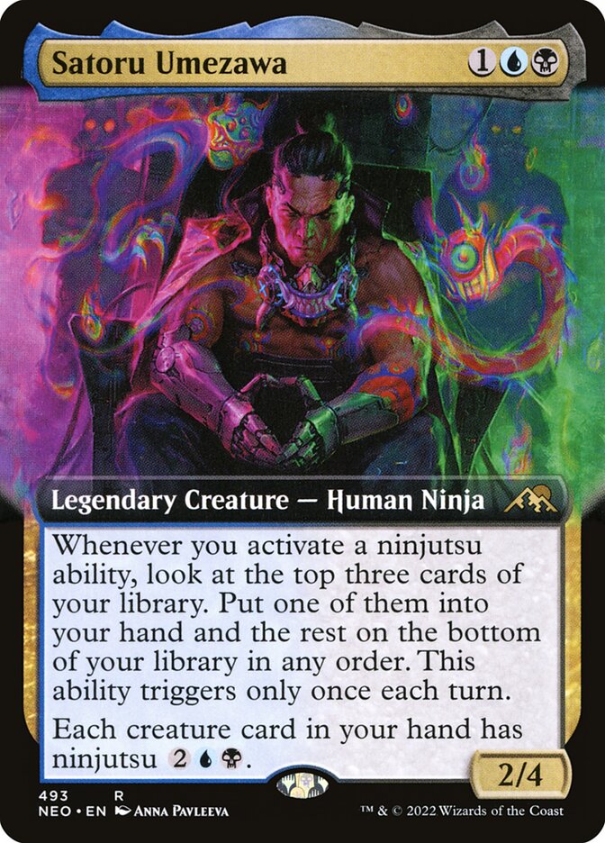 Satoru Umezawa NEO-493 Kamigawa: Neon Dynasty Magic card