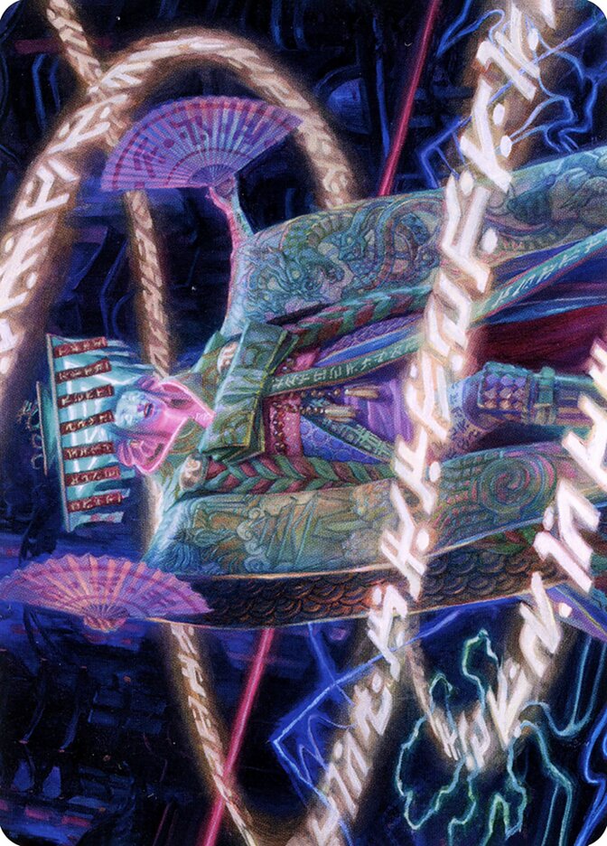 Satsuki, the Living Lore // Satsuki, the Living Lore ANEO-5 Neon Dynasty Art Series Magic card