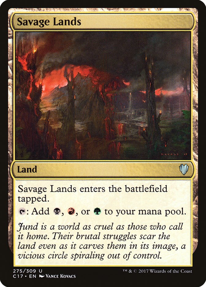 Savage Lands C17-275 Commander 2017 Magic card