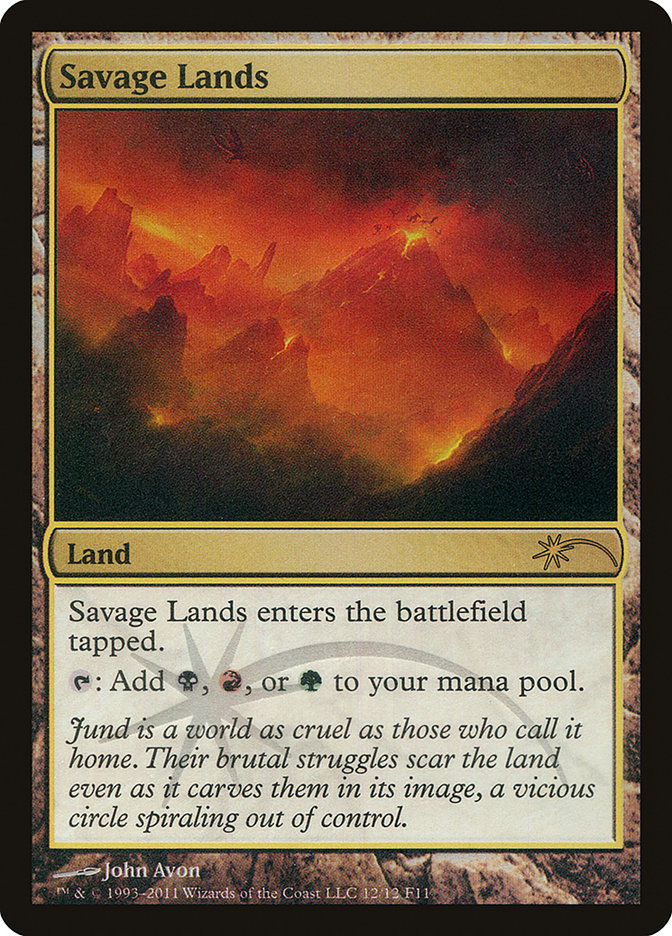 Savage Lands F11-12 Friday Night Magic 2011 Magic card